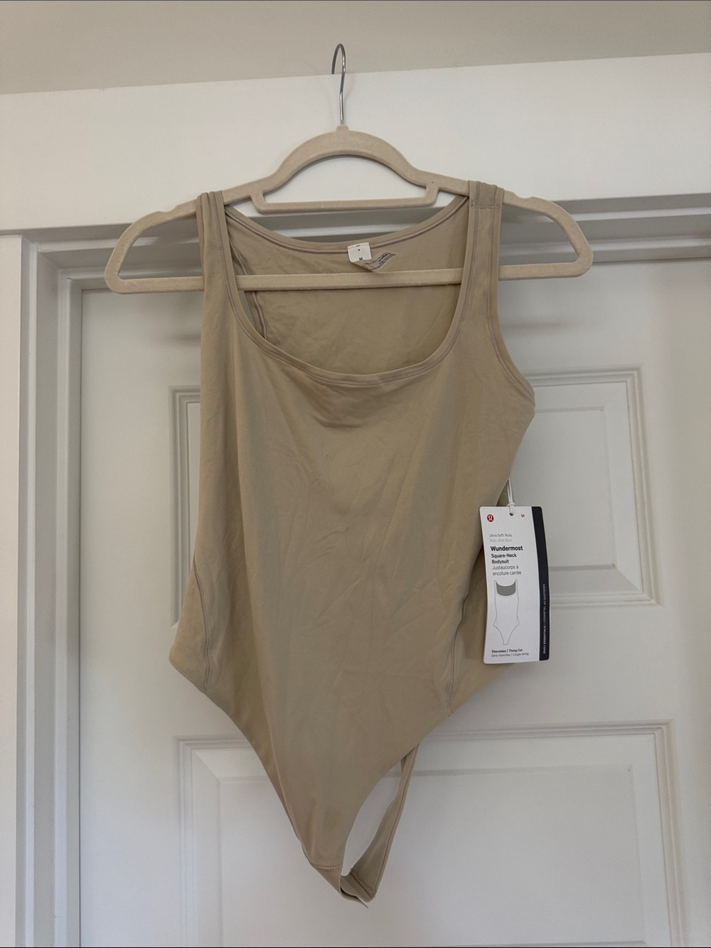 lululemon athletica Women's Seamless Scoop Neck Bodysuit in Taupe